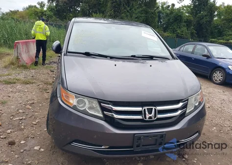 2015 Honda Odyssey Ex-L from USA, damaged, VIN 5FNRL5H60FB057913
